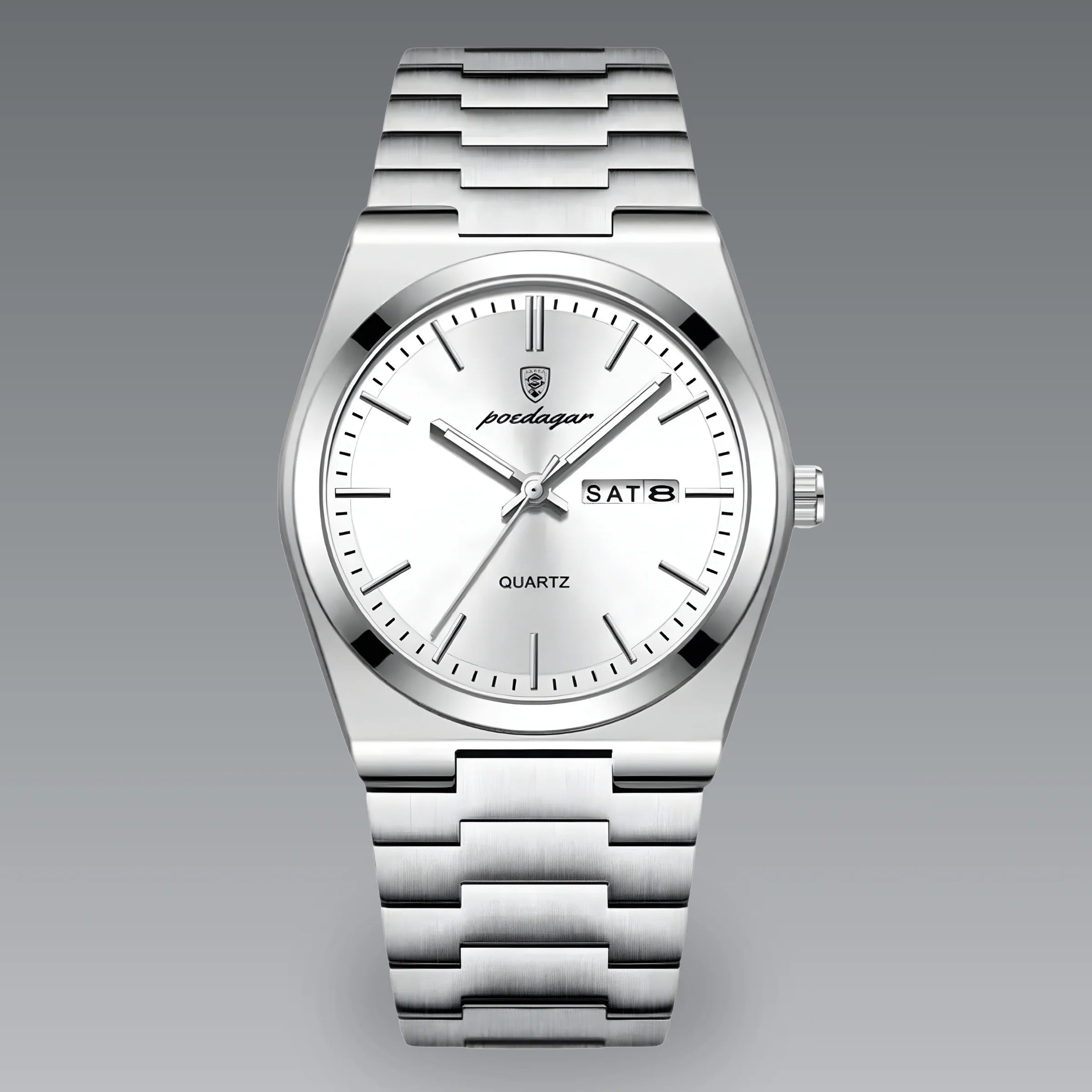 Premium Stainless Steel Quartz Watch PRX Style Elegant Durable Timepiece With Stainless Steel Strap And Precise Quartz Mechanism