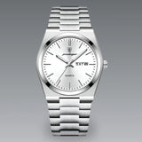 Premium Stainless Steel Quartz Watch PRX Style Elegant Durable Timepiece With Stainless Steel Strap And Precise Quartz Mechanism