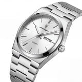 Premium Stainless Steel Quartz Watch PRX Style Elegant Durable Timepiece With Stainless Steel Strap And Precise Quartz Mechanism